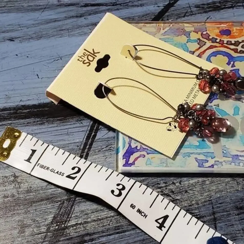 NEW the Sak jeweled chandelier earrings‎